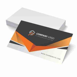 Cartão de visita Couchê 250g 9x5cm 4x0 Verniz Total Brilho Corte Reto 