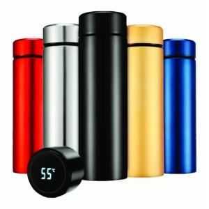 GARRAFA TÉRMICA 500ML - CORES DIVERSAS AÇO INÓX  1 Cor   